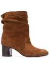 CHIE MIHARA SLOUCHY SUEDE BOOTS
