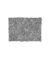 Home Weavers Bell Flower Bath Rug, 17" X 24" In Grey