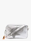 Golden Goose Star Crystal-embellished Crossbody Bag In Silver