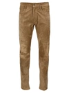 GOLDEN GOOSE ASHER STRAIGHT LEG SUEDE LEATHER PANTS,11536098