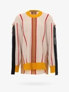 Ambush Pullover In Beige With Multicolor Intarsia In Beige