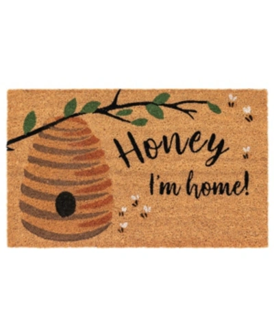 Liora Manne Natura Honey I'm Home L Neutral 2' X 3' Outdoor Area Rug