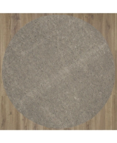 Karastan Dual Surface Thin Lock Gray 8' X 8' Round Rug Pad