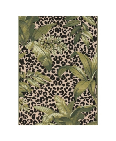 Liora Manne Marina Safari Green 3'3" X 4'11" Outdoor Area Rug