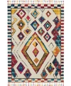 Nourison Nomad Nmd02 Ivory 3'11" X 6' Area Rug In Ivory