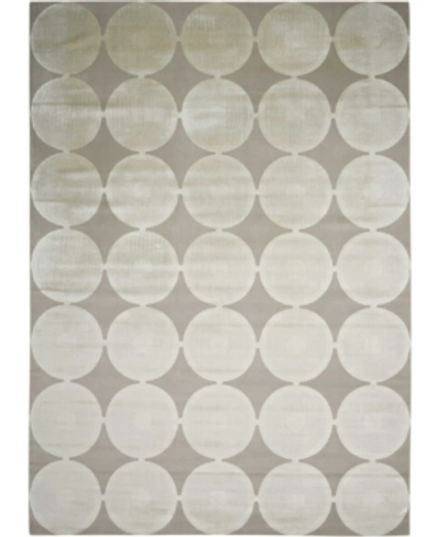Nourison Luminance Lum02 Silver 7'6" X 10'6" Area Rug