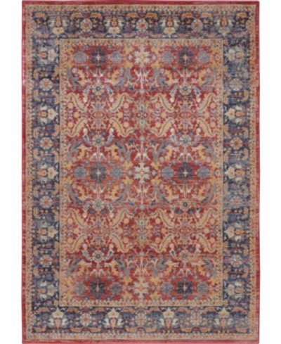 Nourison Ankara Global Anr02 Red 4' X 6' Area Rug