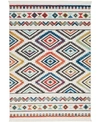 Nourison Navajo Nav06 White 5'3" X 7'6" Area Rug In White