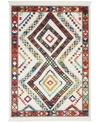 Nourison Navajo Nav02 White 5'3" X 7'6" Area Rug In White