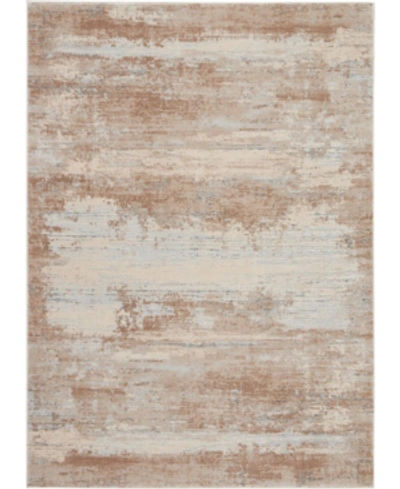 Nourison Rustic Textures Rus03 Beige 5'3" X 7'3" Area Rug