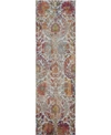 Nourison Ankara Global Anr06 Ivory 2'4" X 8' Runner Rug In Ivory