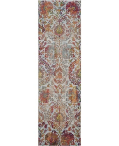 Nourison Ankara Global Anr06 Ivory 2'4" X 8' Runner Rug