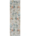 Nourison Ankara Global Anr09 Ivory 2'4" X 8' Runner Rug In Ivory