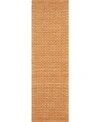 Nourison Marana Mnn01 Tangerine 2'3" X 8' Runner Rug In Tangerine