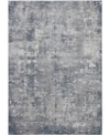 Nourison Rustic Textures Rus05 Gray 3'11" X 5'11" Area Rug In Gray