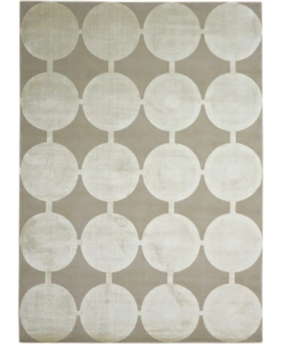 Nourison Luminance Lum02 Silver 5'3" X 7'5" Area Rug