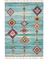 NOURISON NOMAD NMD04 AQUA 6'7" X 9'6" AREA RUG