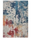 Nourison Ankara Global Anr10 Multi 5'3" X 7'6" Area Rug In Multi