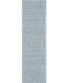 Nourison Marana Mnn01 Mist 2'3" X 8' Runner Rug In Mist