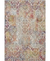 Nourison Ankara Global Anr06 Ivory 5'3" X 7'6" Area Rug In Ivory