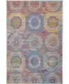 Nourison Ankara Global Anr05 Multi 5'3" X 7'6" Area Rug In Multi