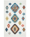 Nourison Navajo Nav07 White 3'11" X 6'2" Area Rug In White