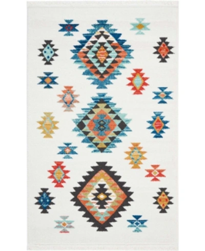 Nourison Navajo Nav07 White 3'11" X 6'2" Area Rug