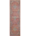 Nourison Ankara Global Anr01 Multi 2'4" X 8' Runner Rug In Multi