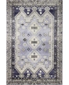 Bb Rugs Closeout!  Mesa Mes-07 Mist 7'6" X 9'6" Area Rug In Mist