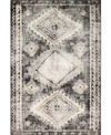 BB RUGS CLOSEOUT! BB RUGS MESA MES-04 CHARCOAL 3'6" X 5'6" AREA RUG
