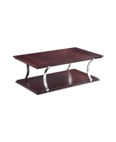Furniture Frolic Cocktail Table In Brown