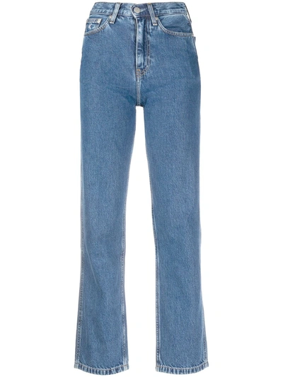 Calvin Klein Jeans Est.1978 High-rise Cropped Jeans In Blue