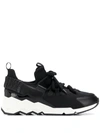 Pierre Hardy Trek Comet Lace-up Sneakers In Black
