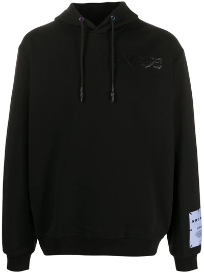 Mcq Swallow Graphic Print Hoodie In Black