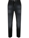 PT05 FADED STRAIGHT-LEG JEANS