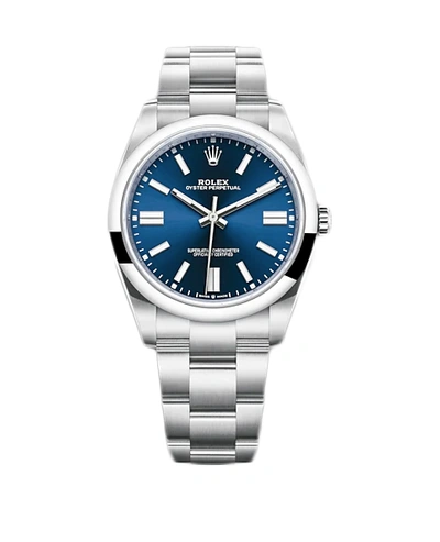 Pre-owned Rolex  Oyster-perpetual 124300