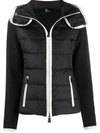 MONCLER CARDIGAN WITH DOWN COAT