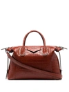 GIVENCHY ANTIGONA CROCODILE-EFFECT TOTE BAG