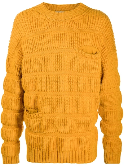Henrik Vibskov Ribbed Jumper In Yellow ModeSens
