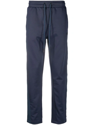 True Religion Mid-rise Track Trousers In Blue