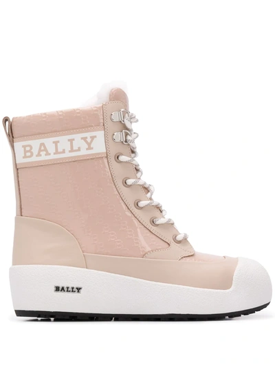 Bally 及踝雪靴 In Pink