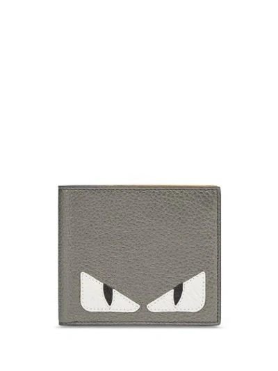 Fendi Bag Bugs 对折钱包 In Grey