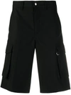 Givenchy Oversized Pocket-style Cargo Shorts In Black