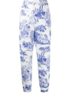 Moschino Nylon Track-pants In White