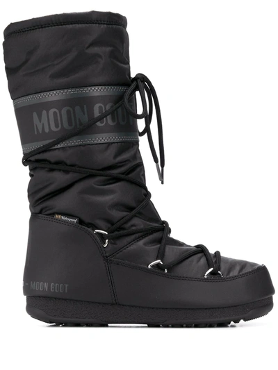 Moon Boot Black Protecht High Snow Boots