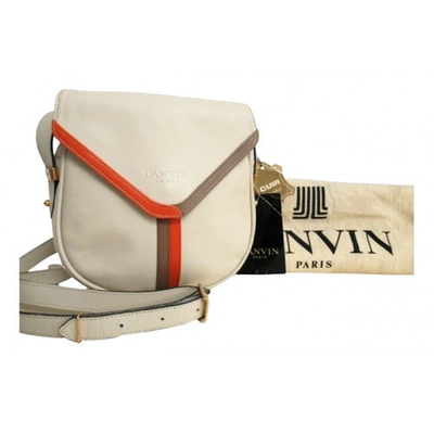 Pre-owned Lanvin Beige Leather Handbag