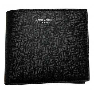 Pre-owned Saint Laurent Black Leather Small Bag, Wallet & Cases