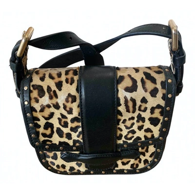 Pre-owned Vanessa Bruno Beige Pony-style Calfskin Handbag