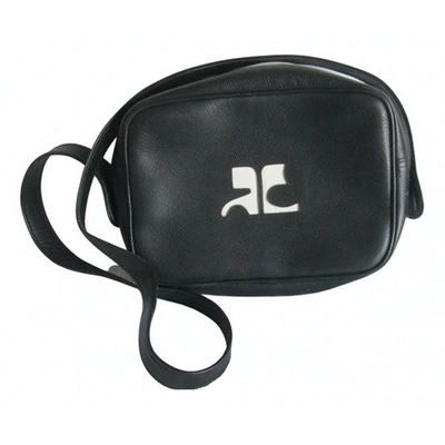 Pre-owned Courrèges Black Leather Handbag