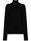 Joseph Cote Anglaise Roll-neck Sweater In Black
